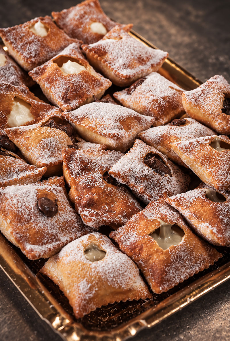 Cenci ripieni Pasticceria Guidieri