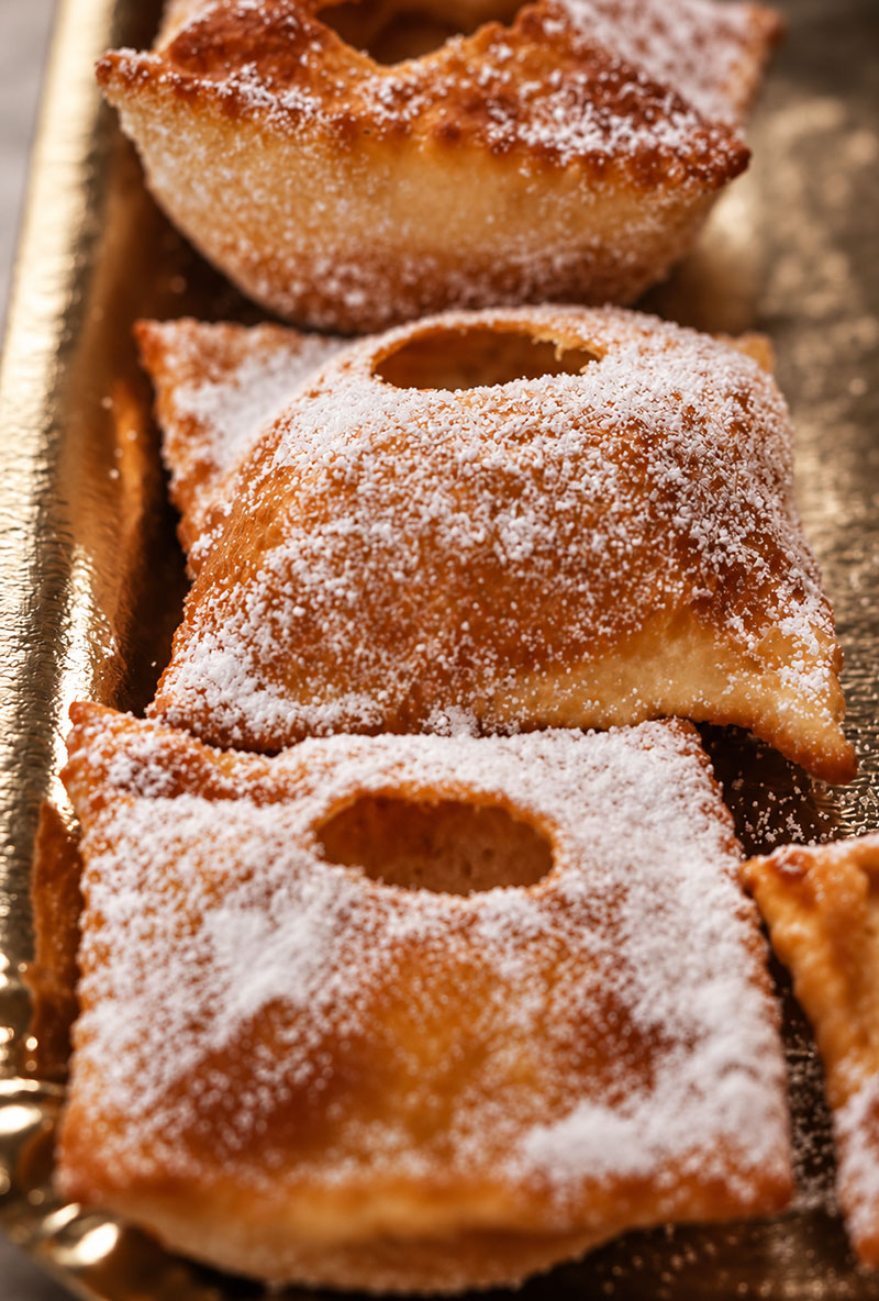 Cenci ripieni Pasticceria Guidieri
