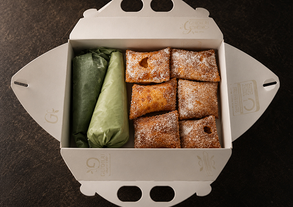 Cenci ripieni Pasticceria Guidieri